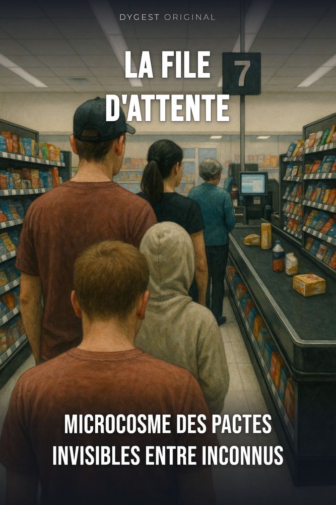 Couverture de 'La file d attente'