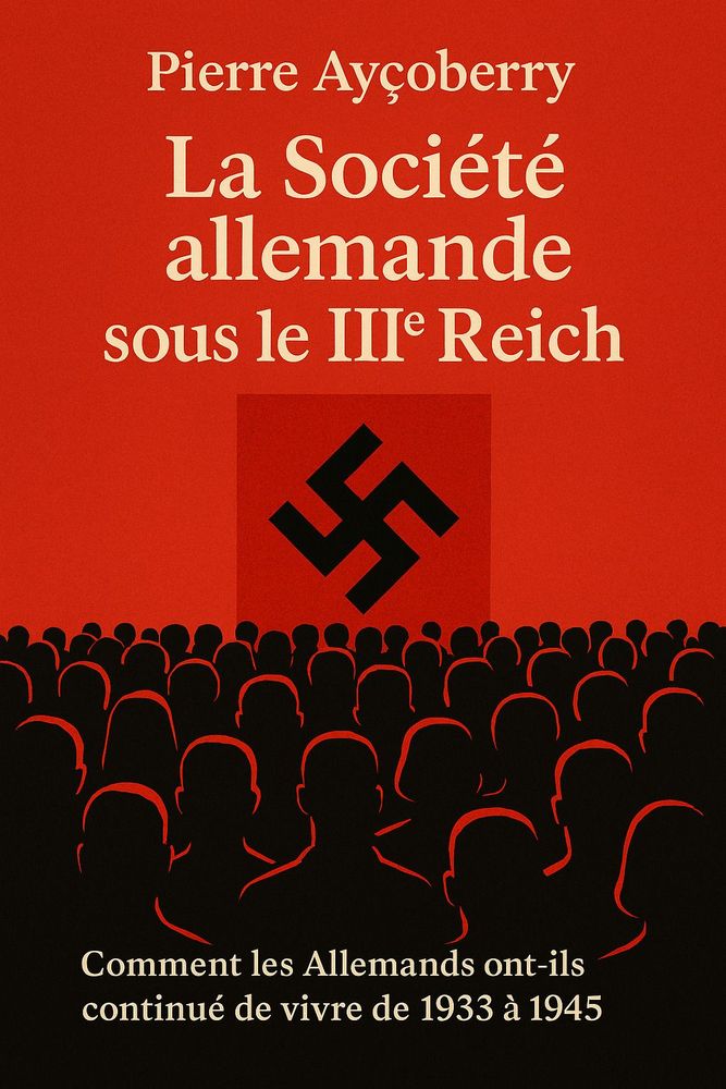 Couverture de 'La societe allemande sous le iiie reich'