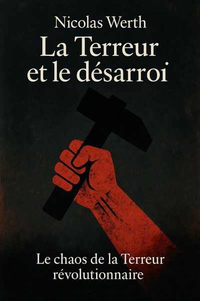Couverture de 'La terreur et le desarroi'