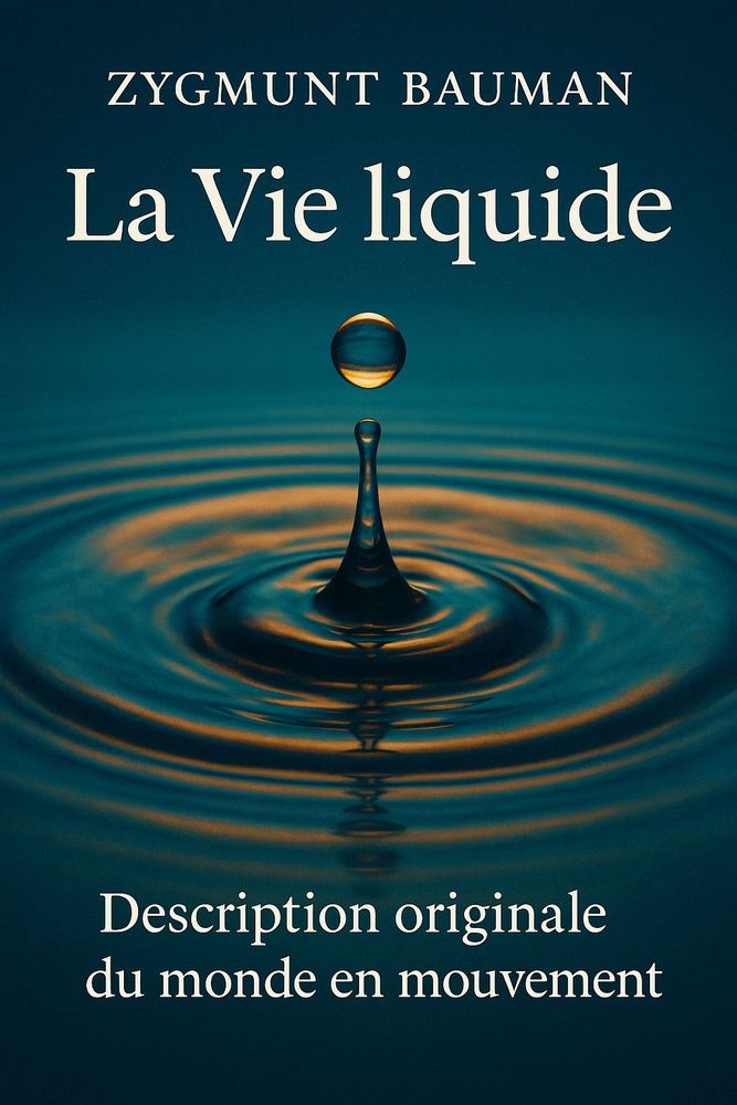 Couverture de 'La vie liquide'