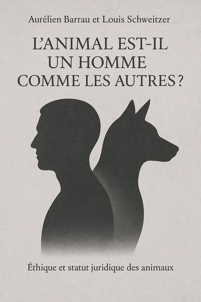 Couverture de 'Lanimal est il un homme comme les autres'