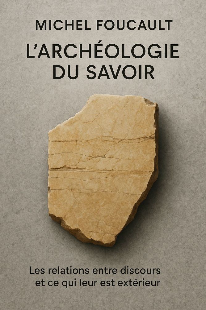 Couverture de 'Larcheologie du savoir'