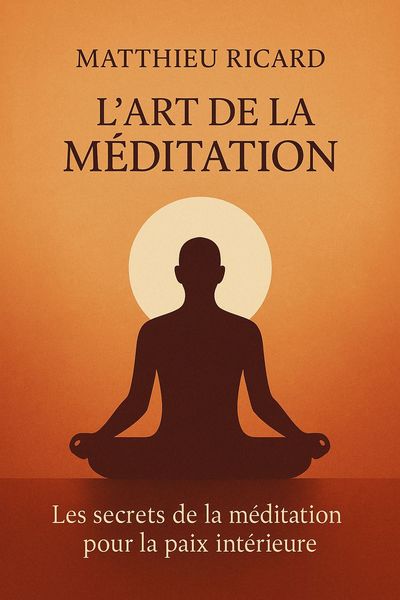 Couverture de 'Lart de la meditation'