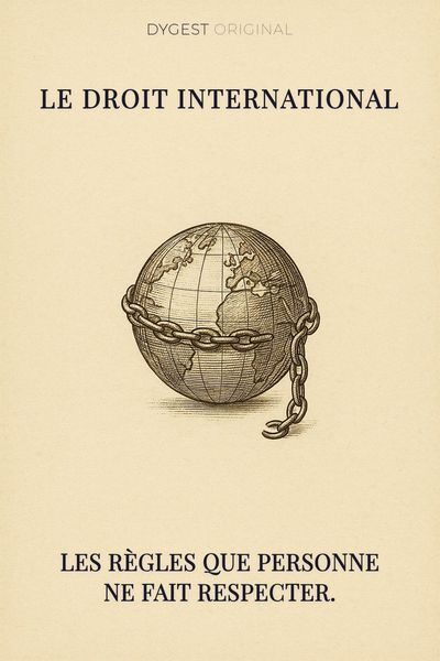 Couverture de 'Le droit international'