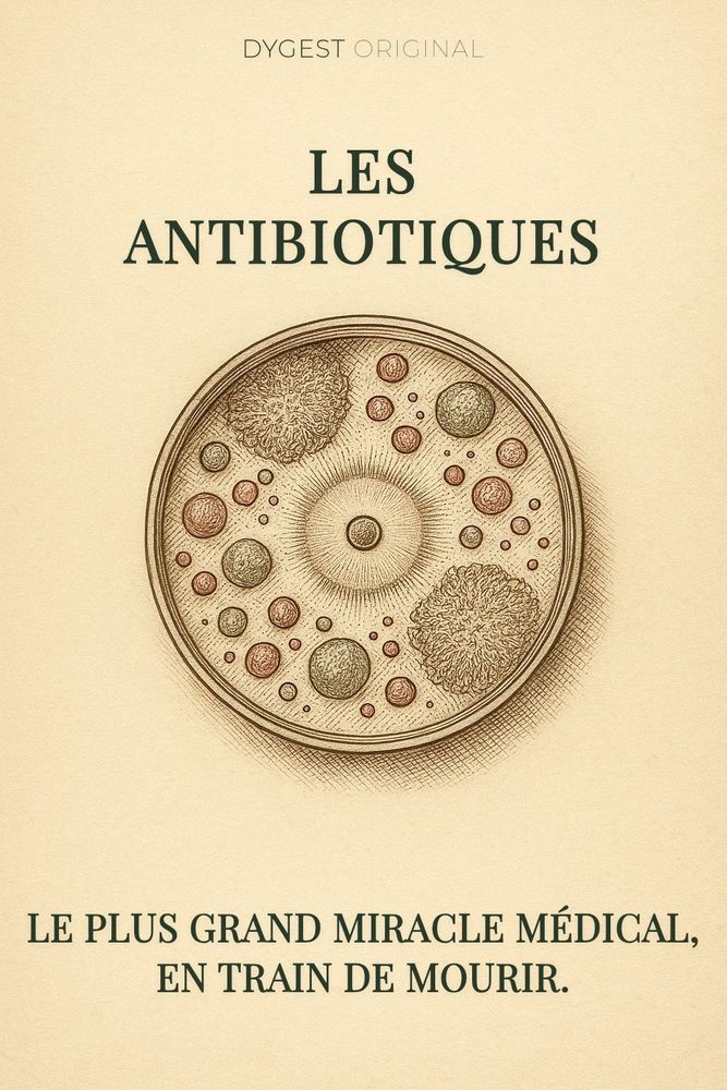 Couverture de 'Les antibiotiques'