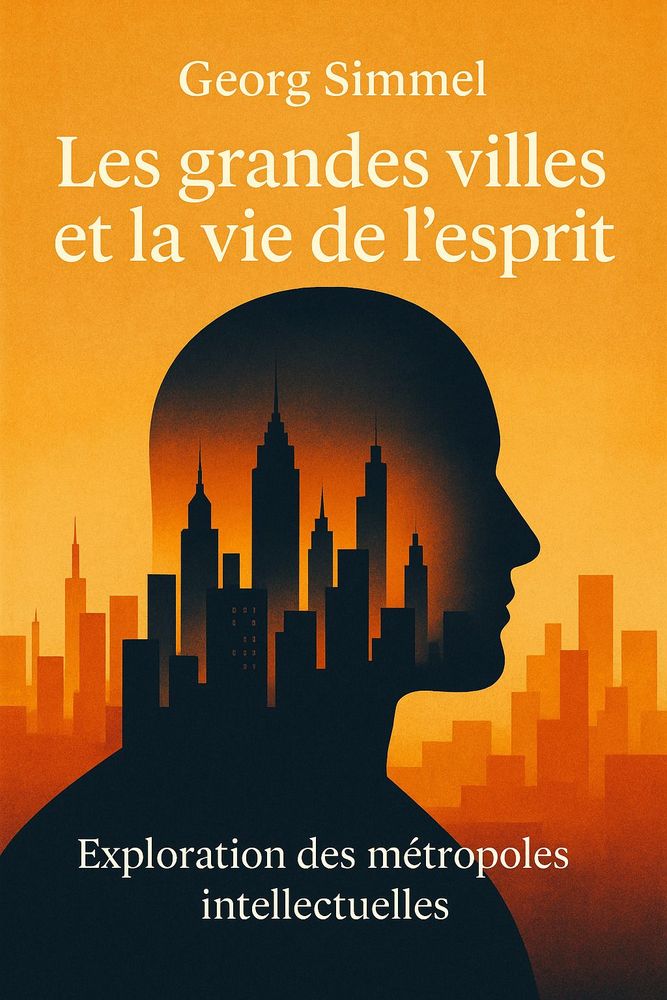 Couverture de 'Les grandes villes et la vie de lesprit'