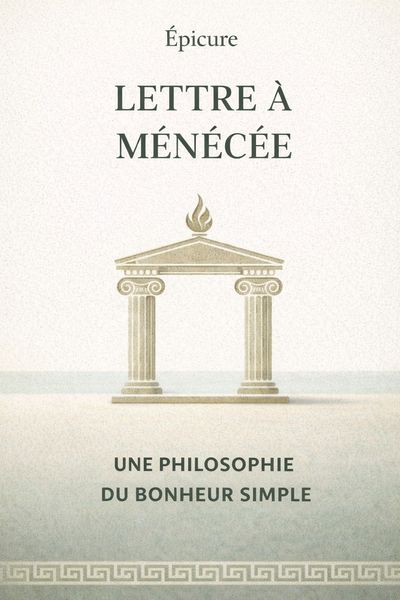 Couverture de 'Lettre a menecee'