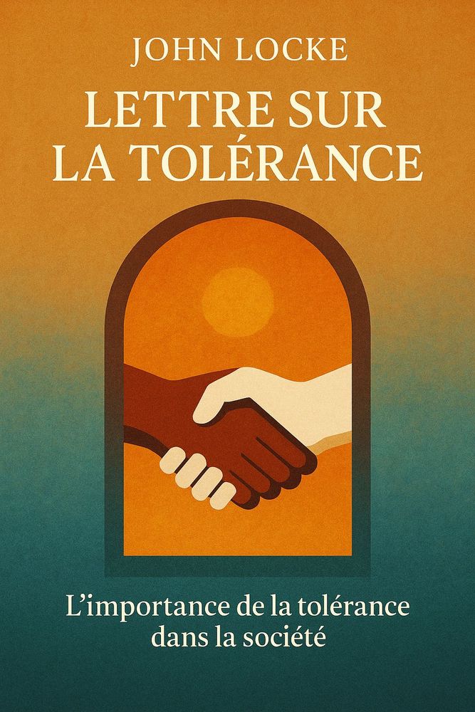 Couverture de 'Lettre sur la tolerance'