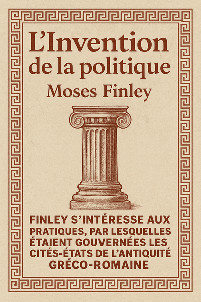 Couverture de 'Linvention de la politique'