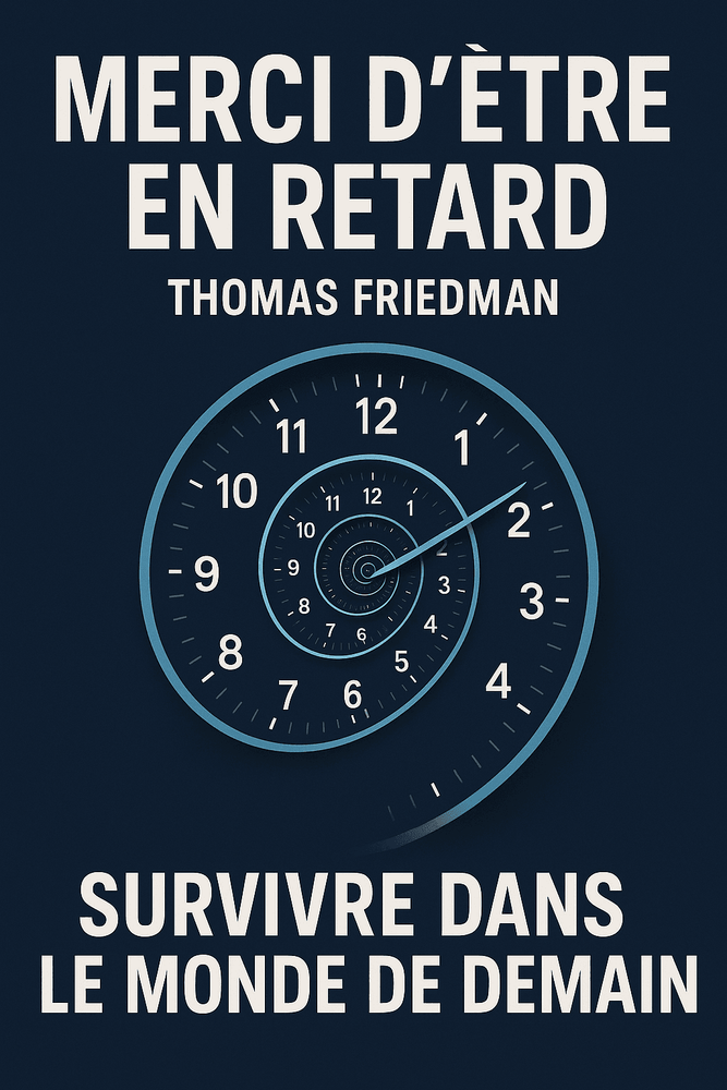 Couverture de 'Merci detre en retard'