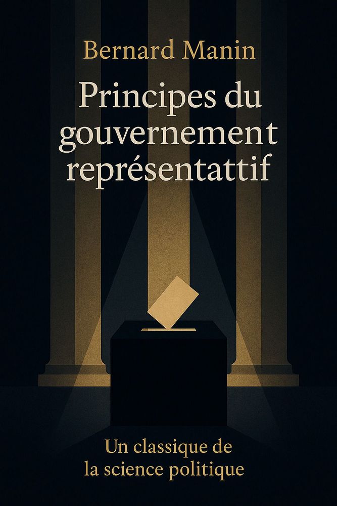 Couverture de 'Principes du gouvernement representatif'