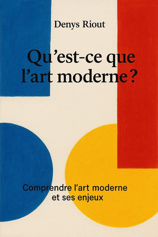 Couverture de 'Quest ce que lart moderne'
