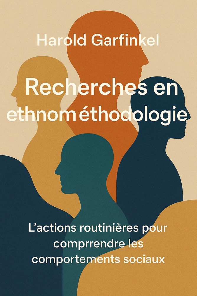 Couverture de 'Recherches en ethnomethodologie'