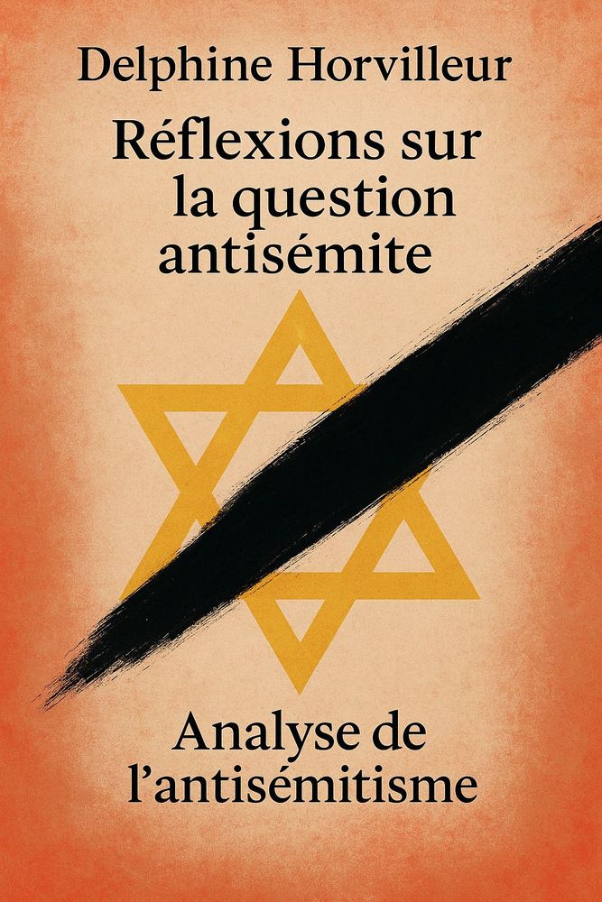 Couverture de 'Reflexions sur la question antisemite'