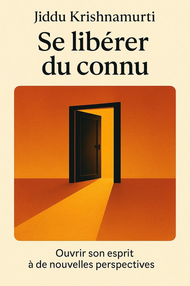 Couverture de 'Se liberer du connu'