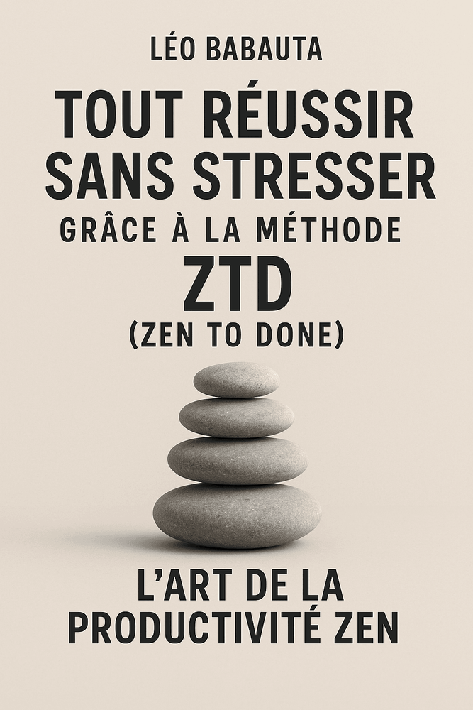 Couverture de 'Tout reussir sans stresser grace a la methode ztd zen to done'