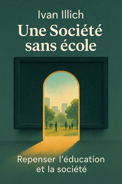 Couverture de 'Une societe sans ecole'