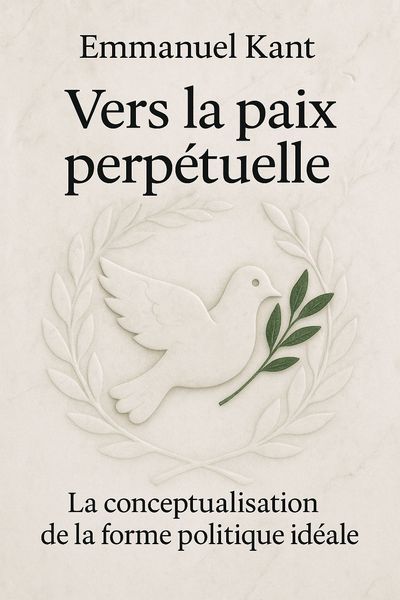 Couverture de 'Vers la paix perpetuelle'