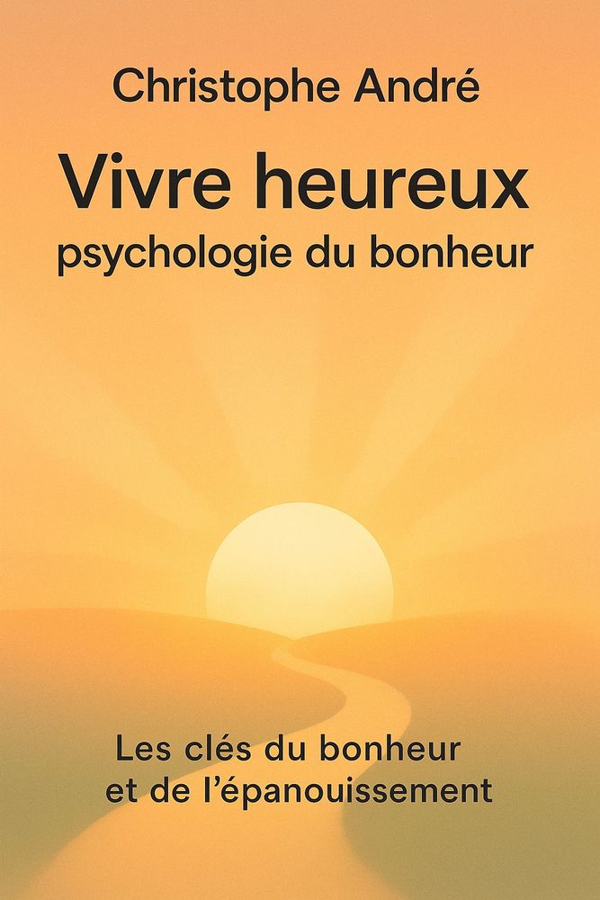 Couverture de 'Vivre heureux psychologie du bonheur'